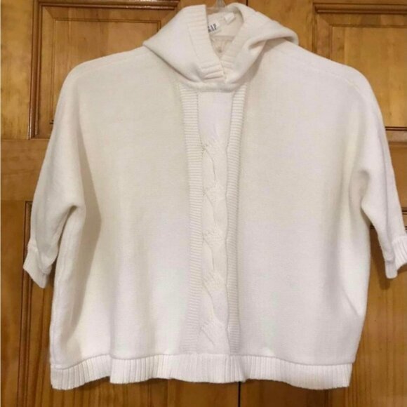 Gap Kids Oversized Hooded Hoodie Poncho Sweater Top Blouse Pullover 4 / 5 XS - Picture 3 of 10